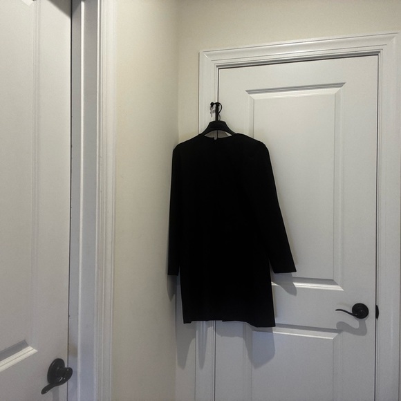 Express Black Long Sleeve Dress with Gold Buttons - Picture 2 of 2